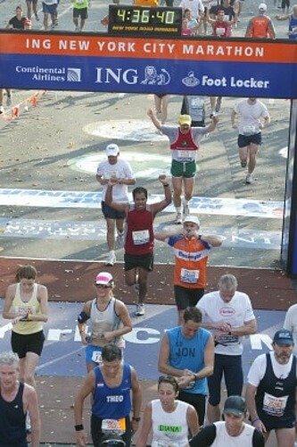 NYC Marathon 2005 Finish Line